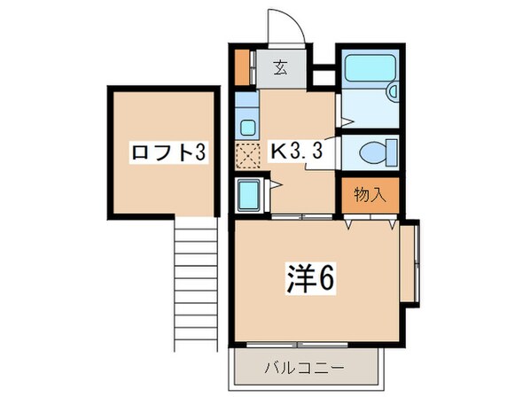 ブルーマロー鎌谷の物件間取画像